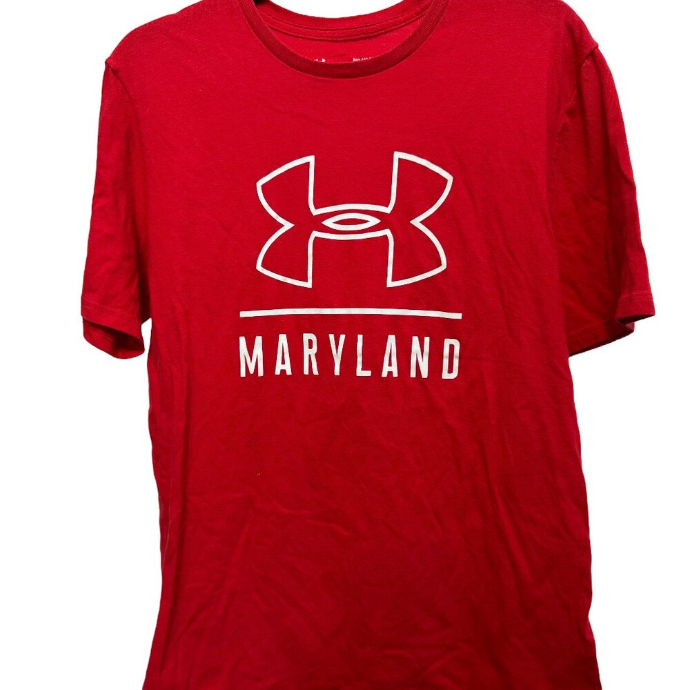 University of Maryland College Park Terrapins Under Armour Tee Shirt, Medium